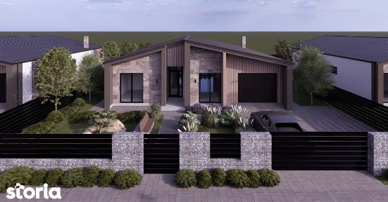 Casa individuala - 4 camere, un singur nivel, 142 mp - Sura Mica