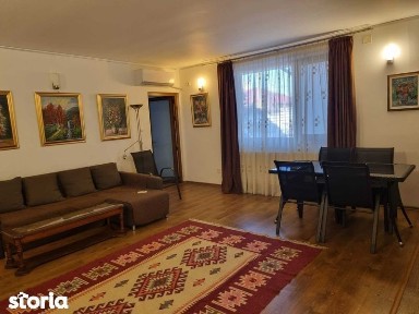 Inchiriez apartament 3 camere, 100mp, in vila, cu terasa si gradina