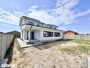Duplex 4 camere - 110 mp utili - despartit prin camera tehnica - Mosni