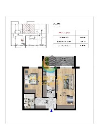Pallady 2 camere decomandat 64 mp 5 min. statia autobuz 330