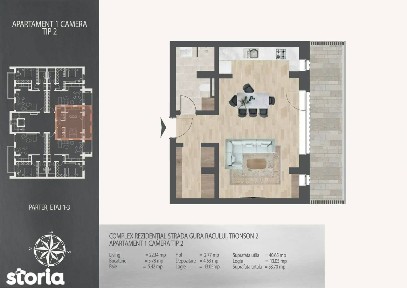 Garsoniera de vanzare la doar 6 minute de Nicolae Teclu | Avans minim