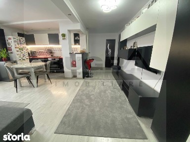 Apartament elegant de 3 camere,65m curte privată, zona Primariei Baciu