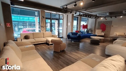 Spatiu comercial tip showroom in Dorobanti-Floreasca, Front 11 m