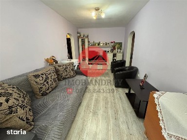 Ap. 4 camere Vest, etaj 2, mobilat, centrala pe gaz, 67 mp