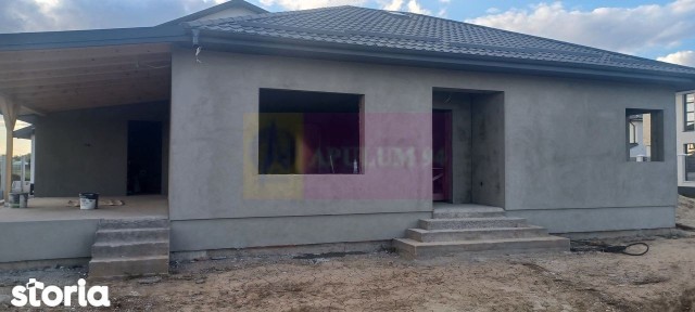 Săbăreni, casă nouă parter 137 mp, curte 400 mp