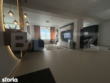 Apartament tip duplex, 100 mp, 4 camere, mobilat modern, curte + parca