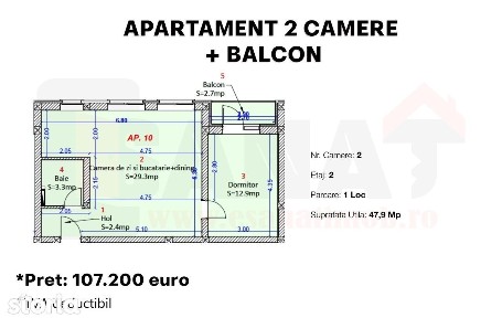 Ap. 2 cam. | NOU | Predare imediata | Zona Ideala | DEZVOLTATOR |VIDEO
