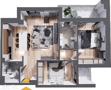 Direct Dezvoltator - 3 camere tip 3B - B Home Residence fără comision