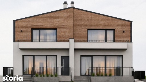 Duplex de vanzare cu garaj, teren 200 mp, Iris