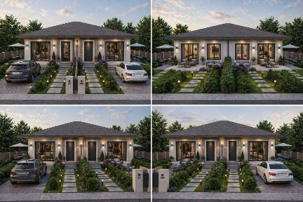 Apartamente în duplex - Parter | 3 camere | Curte proprie
