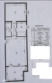 3 camere Unirii, centrala, metrou, an 2004, 78 mp