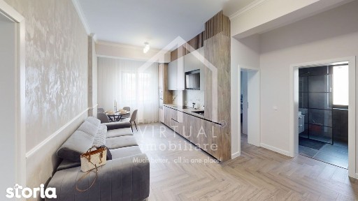 Apartamet cu 3 camere, 60mp utili + balcon (9mp), parcare, Ciresica