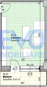 Apartament cu 1 camera, bloc nou, 43,34 mp, Comision 0%, zona Galata