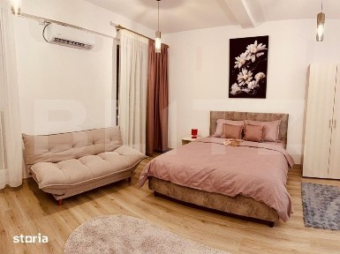 Garsoniera cocheta Astra, mobilata modern, ideala pentru investitie
