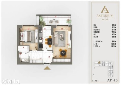 2 cam in proiectul premium Astorium Life