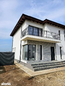 Casă 4 camere, 3 băi, mansardă, curte 350 mp, finisaje premium