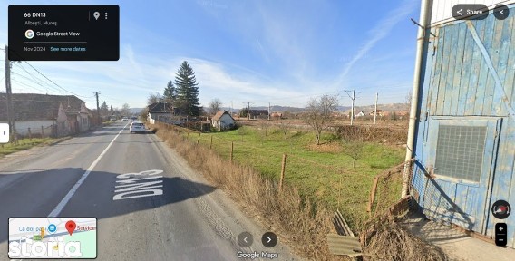 Casă cu teren, intravilan, front E60, Albesti, Sighisoara, Mures