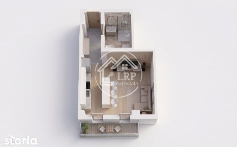 Garsoniera 36mp | Militari Residence | Mobilata/utilata complet | Idea