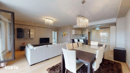 3 camere tip penthouse mobilat utilat Pipera Iancu Nicolae