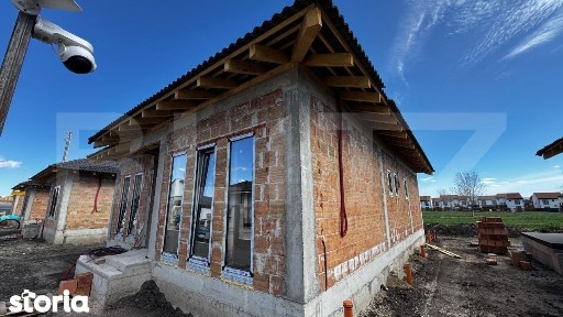 Casa pe un singur nivel, 4 camere, 96 mp, finisata la cheie, zona Oriz