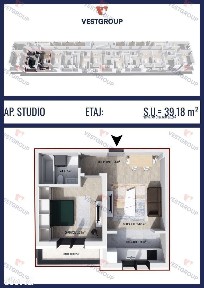 Apartament 2 Camere si Boxa Direct Dezvoltator Vest Group