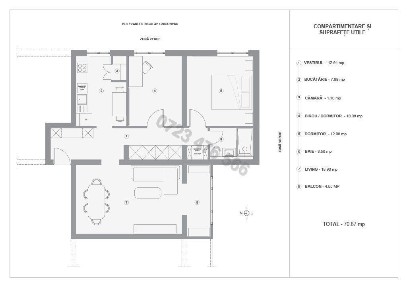 Apartament 3 camere | Proprietar | 70mp| Renovat & utilat complet 2025