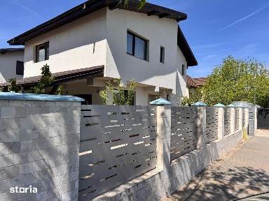 Casă 4 camere, 135 mp, curte 300 mp, mobilată premium
