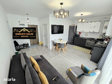 Bloc nou, apartament cu 2 camere, mobilat si utilat, parcare, 80 000€