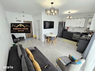 Bloc nou, apartament cu 2 camere, mobilat si utilat, parcare, 80 000€