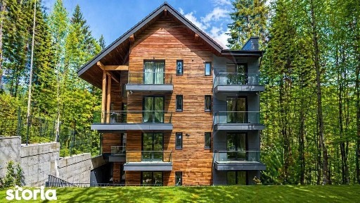 Apartament parter cu 2 camere, curte proprie in inima padurii - Sinaia