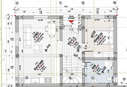 Casa cu teren de 420 mp, 5 camere, 2 băi - Zona linistita