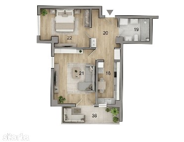 Apartament Fundeni - Dobroesti cu LOC PARCARE inclus