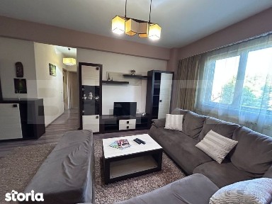 Apartament spatios 3 camere,complet mobilat, ETAJ 2, Bloc ITM