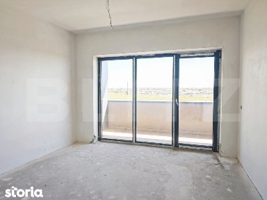 Apartament nou cu 3 camere si 2 bai si centrala pe gaz, incalzire in p