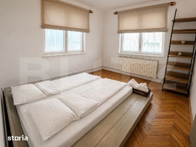 Casa 6 camere de inchiriat, 250 mp, 2 bai, terasa, curte 500 mp, zona