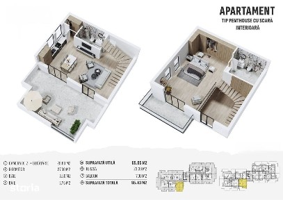 Apartament 3 camare zona Tarpiului