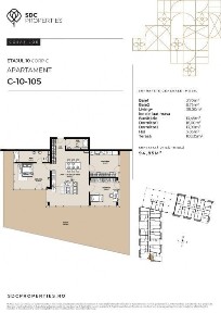 Apartament 2 camere, 61 mp, semifinisat, zona Rivus!