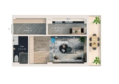 Apartament Nou cu o camera (Cartier Iriss)