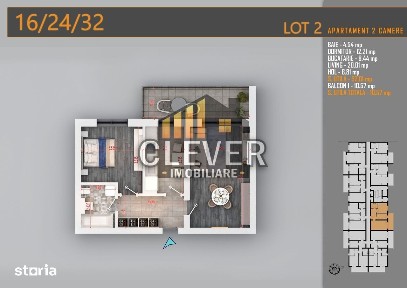 Apartament 2 Camere Spatios 63 mp Bld Th.Pallady - Metrou N.Teclu
