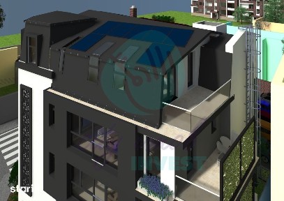 PENTHOUSE la etajul 3 cu 2 locuri de parcare si terasa de 65 mp