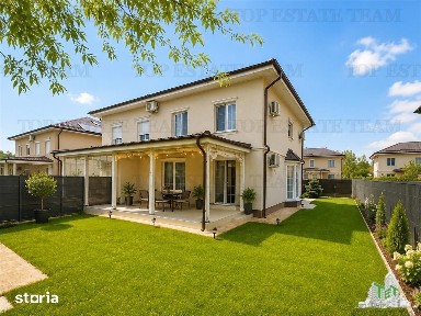 Vila Moderna de Inchiriat Corbeanca Duplex P+1 Gradina Amenajata Compl