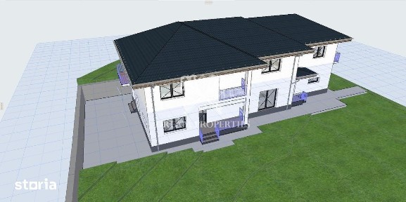 Casa tip duplex, 4 camere, 3 bai, teren 350 mp, zona Sannicoara
