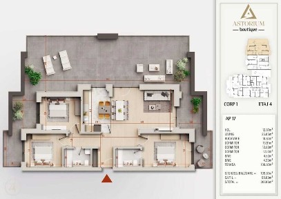 Apartament 4 Camere Premium cu Finisaje de Lux Comision 0%