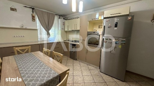 Apartament 3 camere mobilat utilat cu balcon zona Rahovei Sibiu
