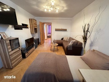 Apartament 2 camere, decomandat, 51 mp, zona Centrala