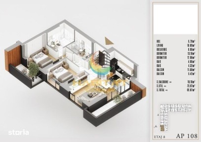 Apartament 3 camere - Predare Imediata