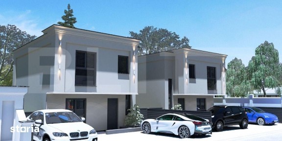 Casa moderna stil mediteranian, 400 mp teren, asfalt, zona Lisaura