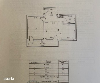 - Apartament 2 camere decomandat, Plantelor etaj 2.