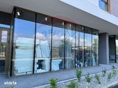 Spațiu comercial de închiriat -70 mp, bloc nou, zonă centrală Florești