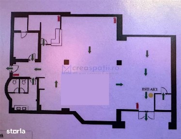 Spatiu comercial vitrat Pacurari, de la 100mp la 210mp, Moara de Foc